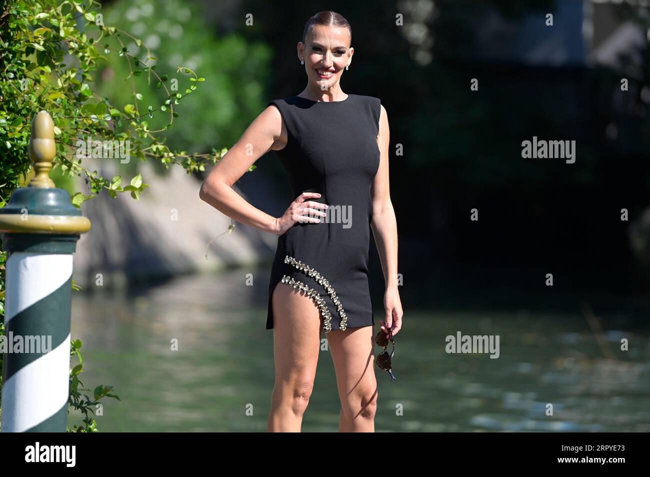 Venice Lido, Italy. 05th Sep, 2023. Giulia Di Quilio arrives at the