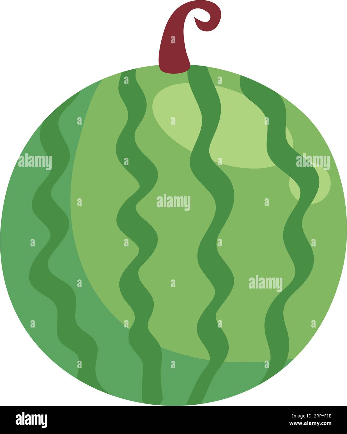 watermelon fresh fruit icon Stock Vector Image & Art - Alamy