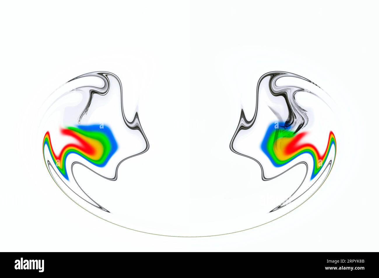Color design pattern, computer generated images, closeup of photo Stock ...