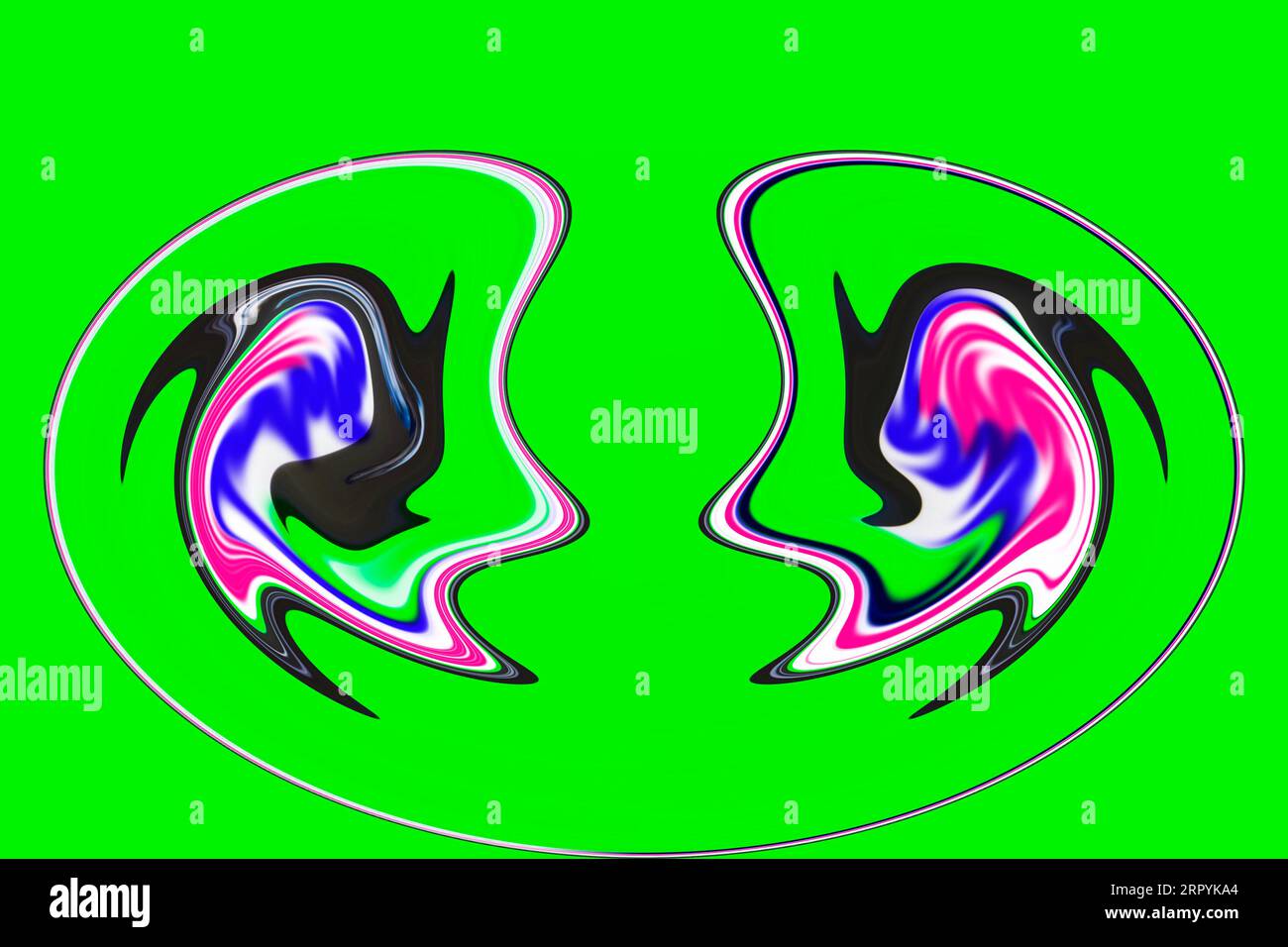 Color design pattern, computer generated images, closeup of photo Stock ...