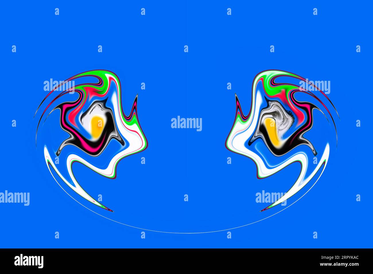Color design pattern, computer generated images, closeup of photo Stock ...