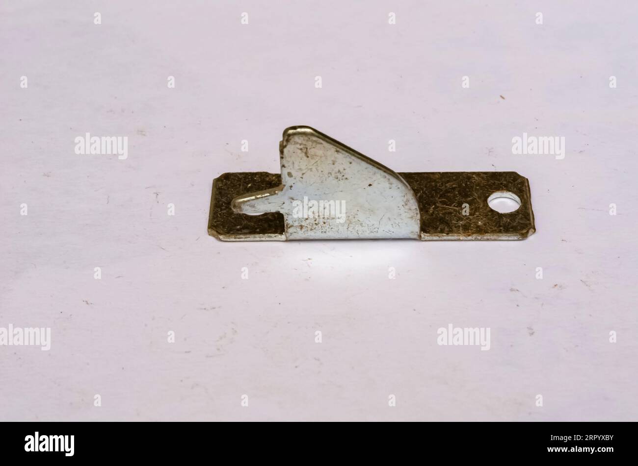Left Curtain Rod Mounting Bracket Stock Photo Alamy
