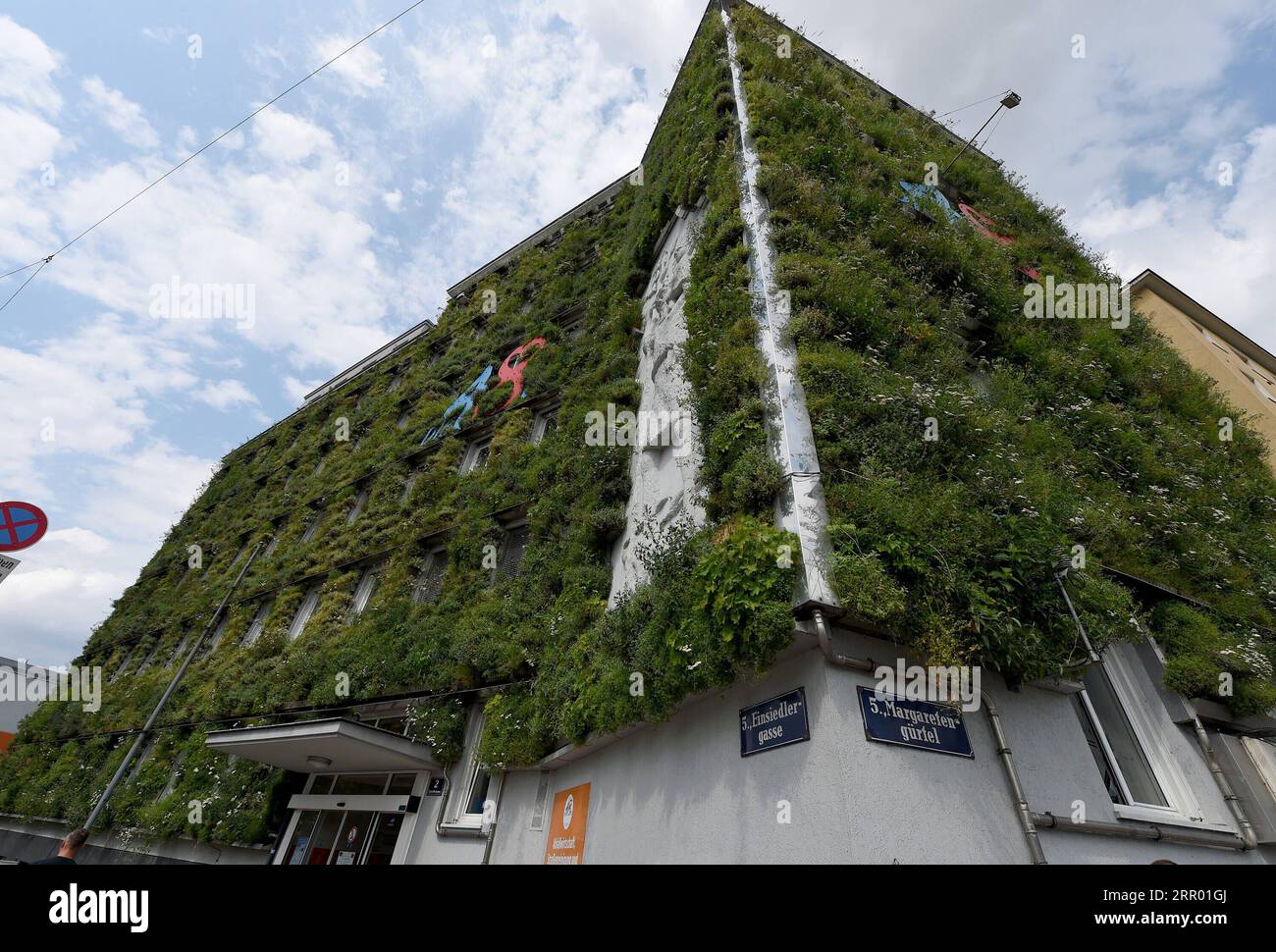 200722 VIENNA, July 22, 2020 Photo taken on July 22, 2020 shows green facades of the MA 48
