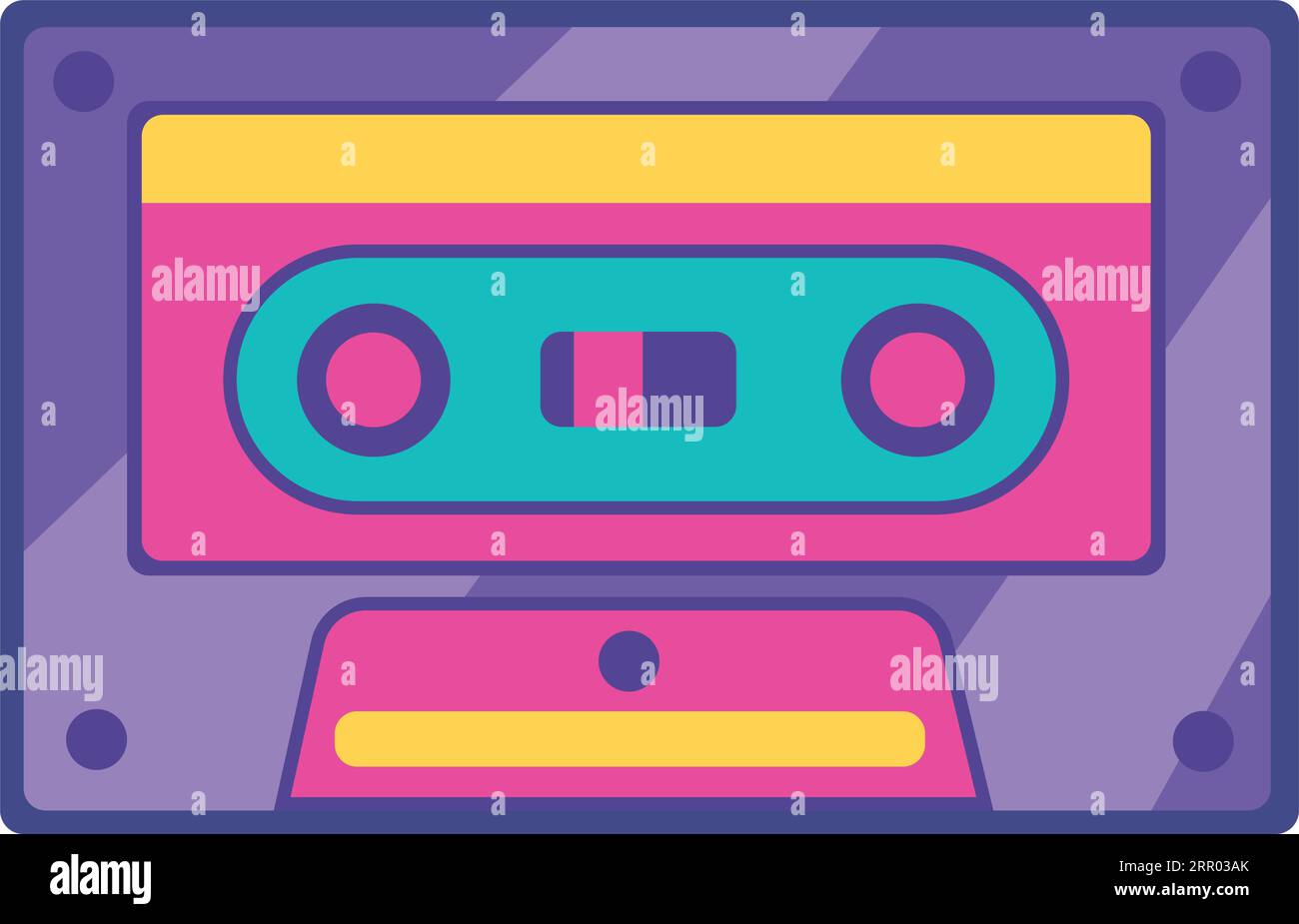 nineties pop art style cassette Stock Vector Image & Art - Alamy