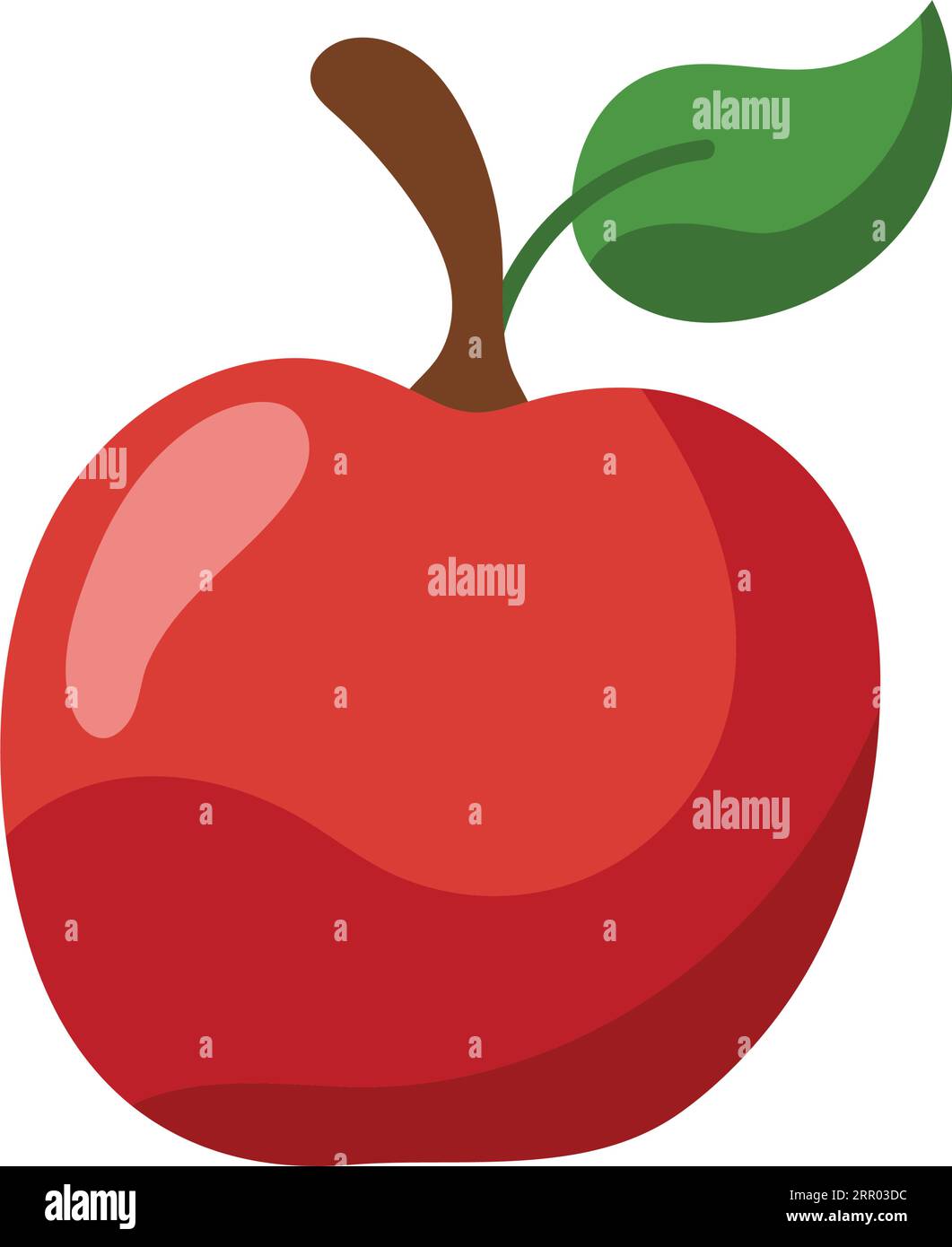 apple fruit icon Stock Vector Image & Art - Alamy