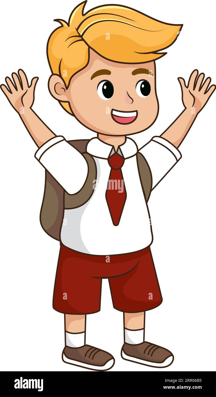 student back to school happy Stock Vector Image & Art - Alamy
