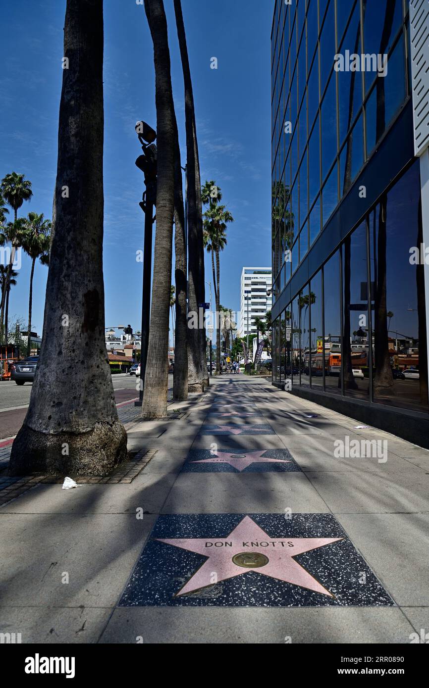 Hollywood Walk of Fame Stock Photo - Alamy