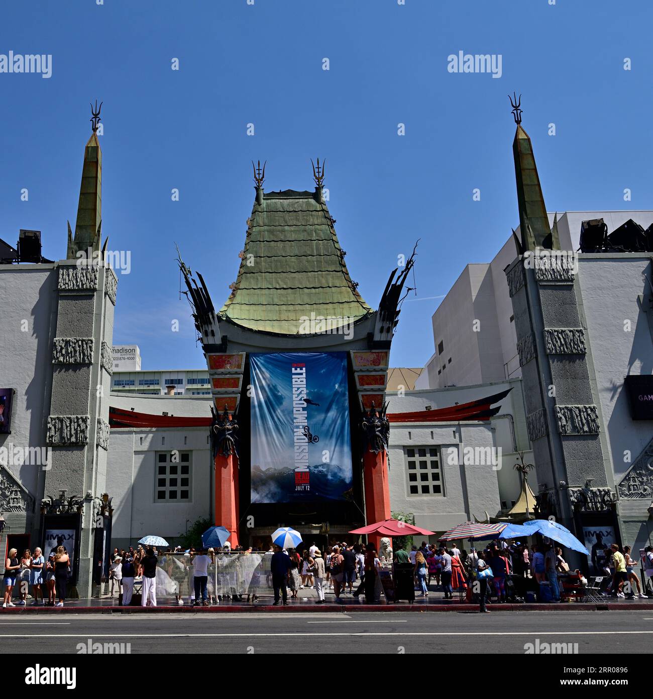 Hollywood Blvd - IMAX Theater Stock Photo