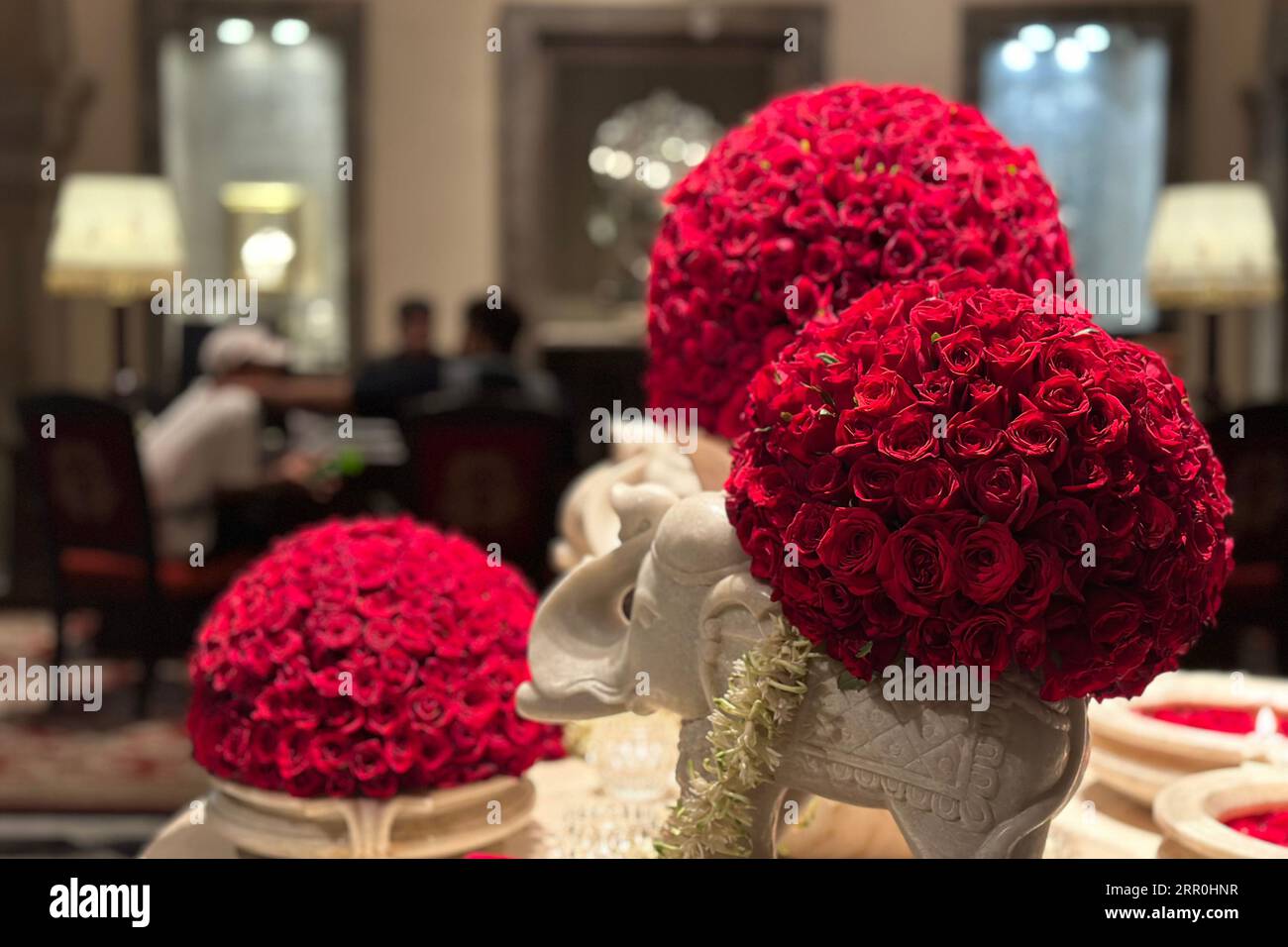 Interior of the Taj Mahal Palace, a heritage five-star luxury hotel ...