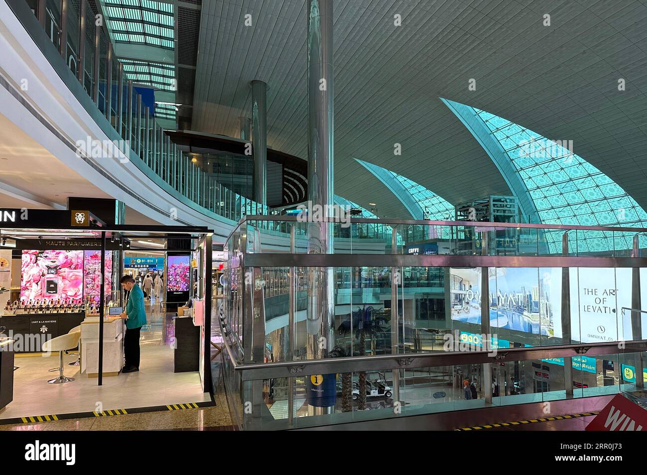 The Duty Free Stores in Dubai International Airport Stock Photo - Alamy