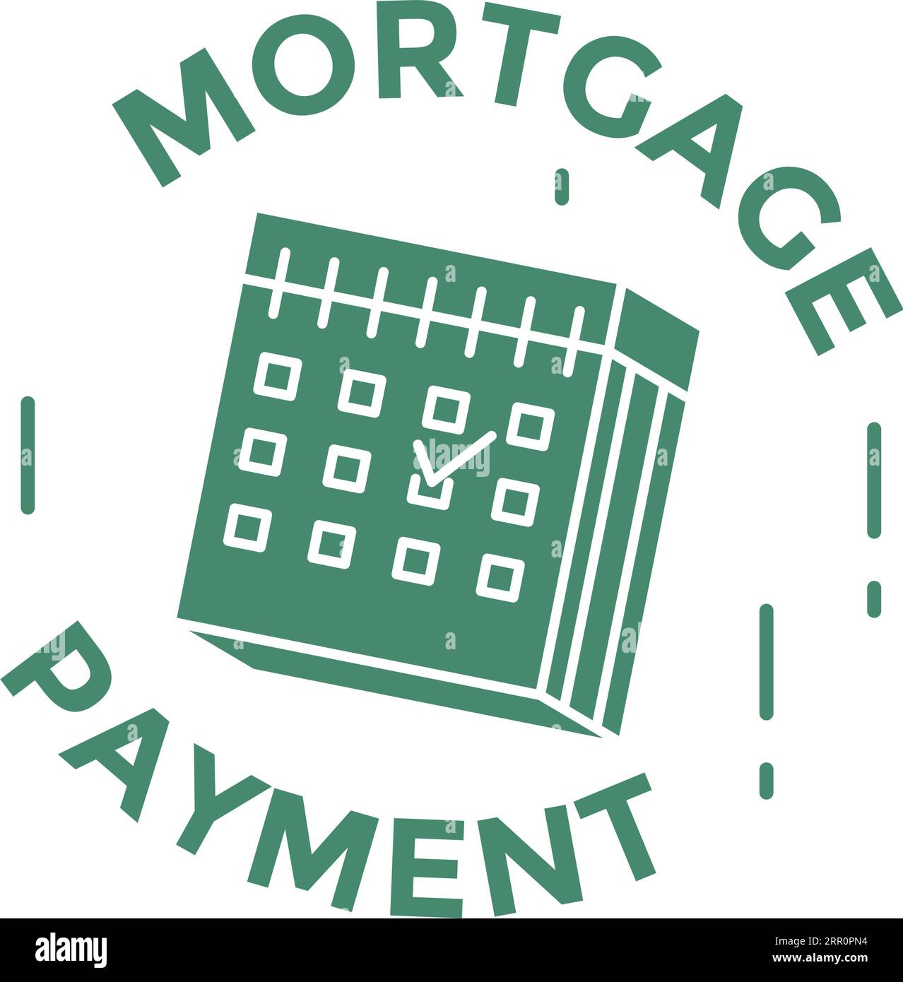 Mortgage payment, digital banking system icon Stock Vector Image & Art Alamy