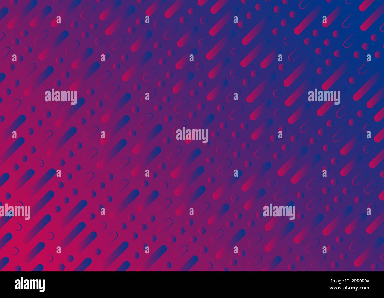 Blue purple retro geometric minimal abstract background. Vector design Stock Vector
