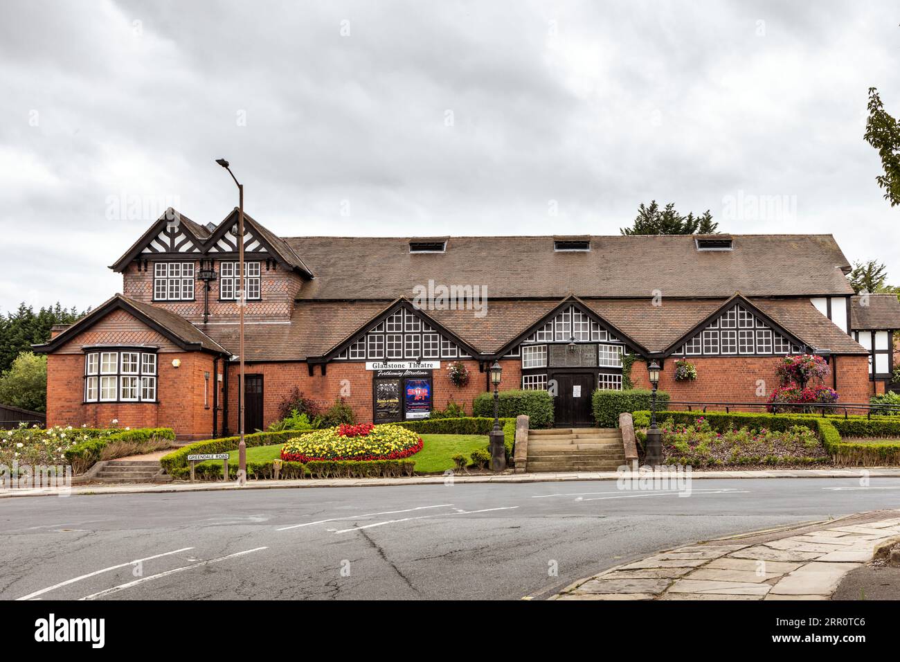 Gladstone Theatre at Port Sunlight village on the Wirral, Merseyside, England Stock Photo