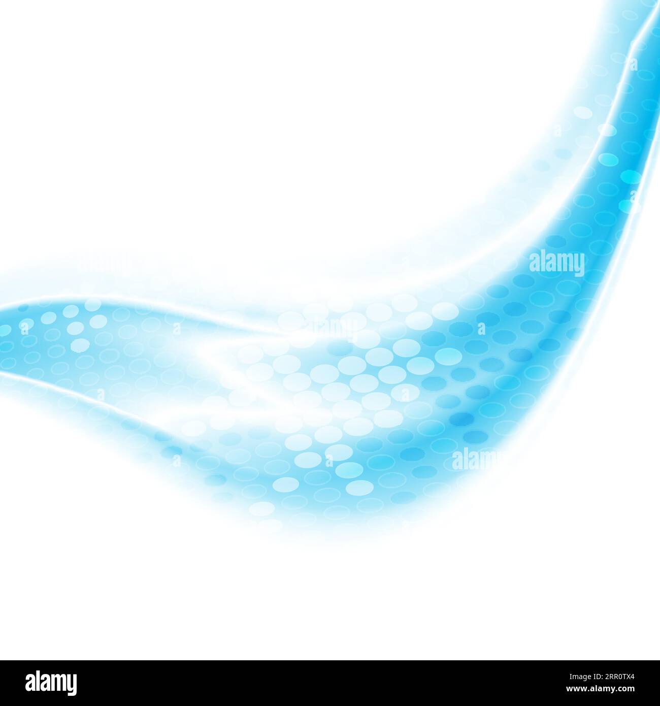 Abstract blue smooth wavy shiny background. Vector design Stock Vector ...