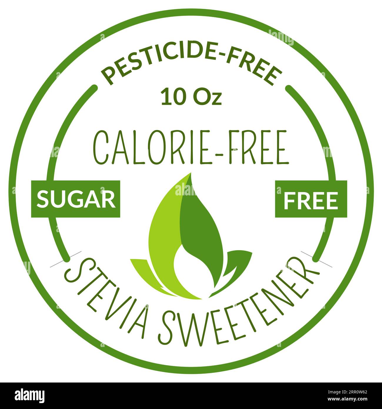 Calorie free stevia sweetener for balanced diet Stock Vector Image & Art Alamy