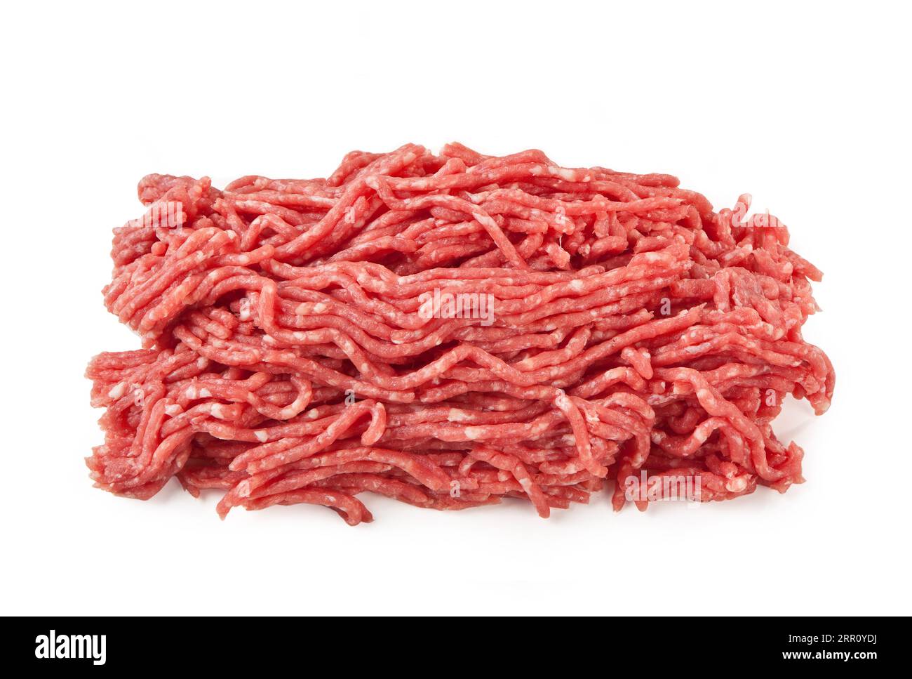 ground beef, minced beef, isolated on white background Stock Photo Alamy