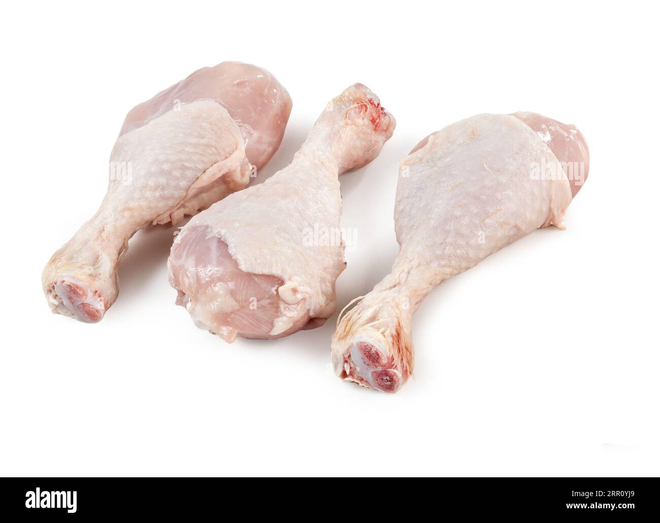 Chicken Thigh, Raw Meat Isolated on White Background Stock Photo Alamy