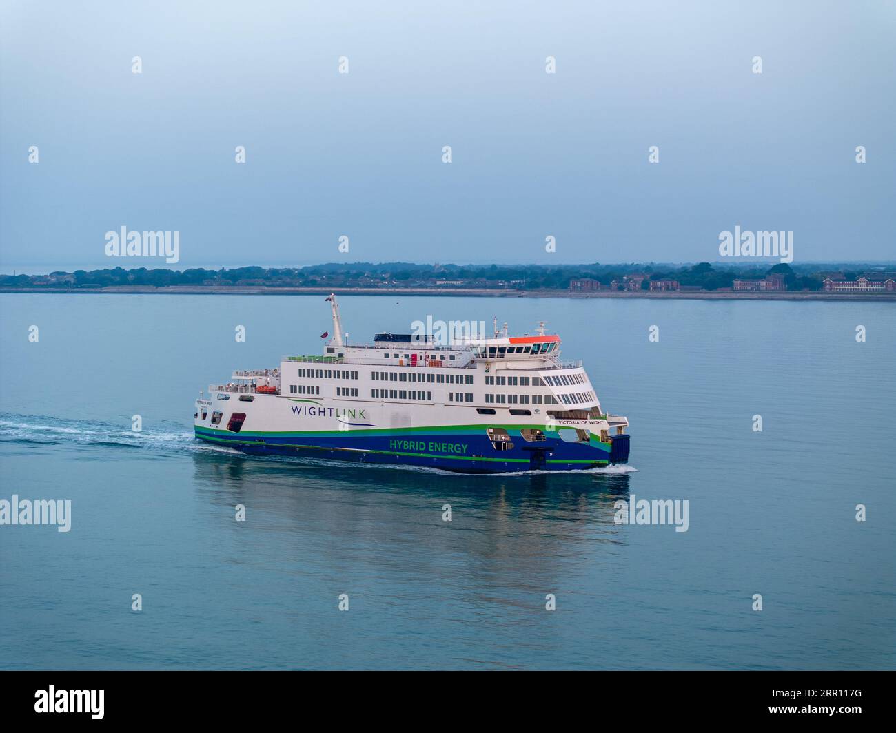 Victoria Of Wight Passenger Ferry. First hybrid energy ferry in England