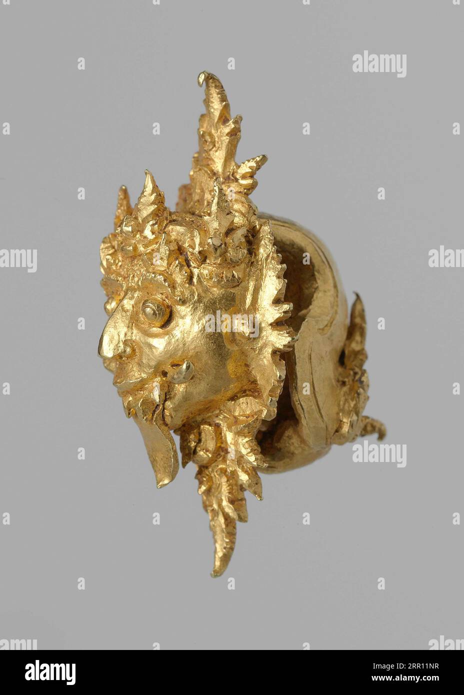 Four Angular ornament, East Javanese, ca. 1300 - ca. 1400  gold, Stock Photo