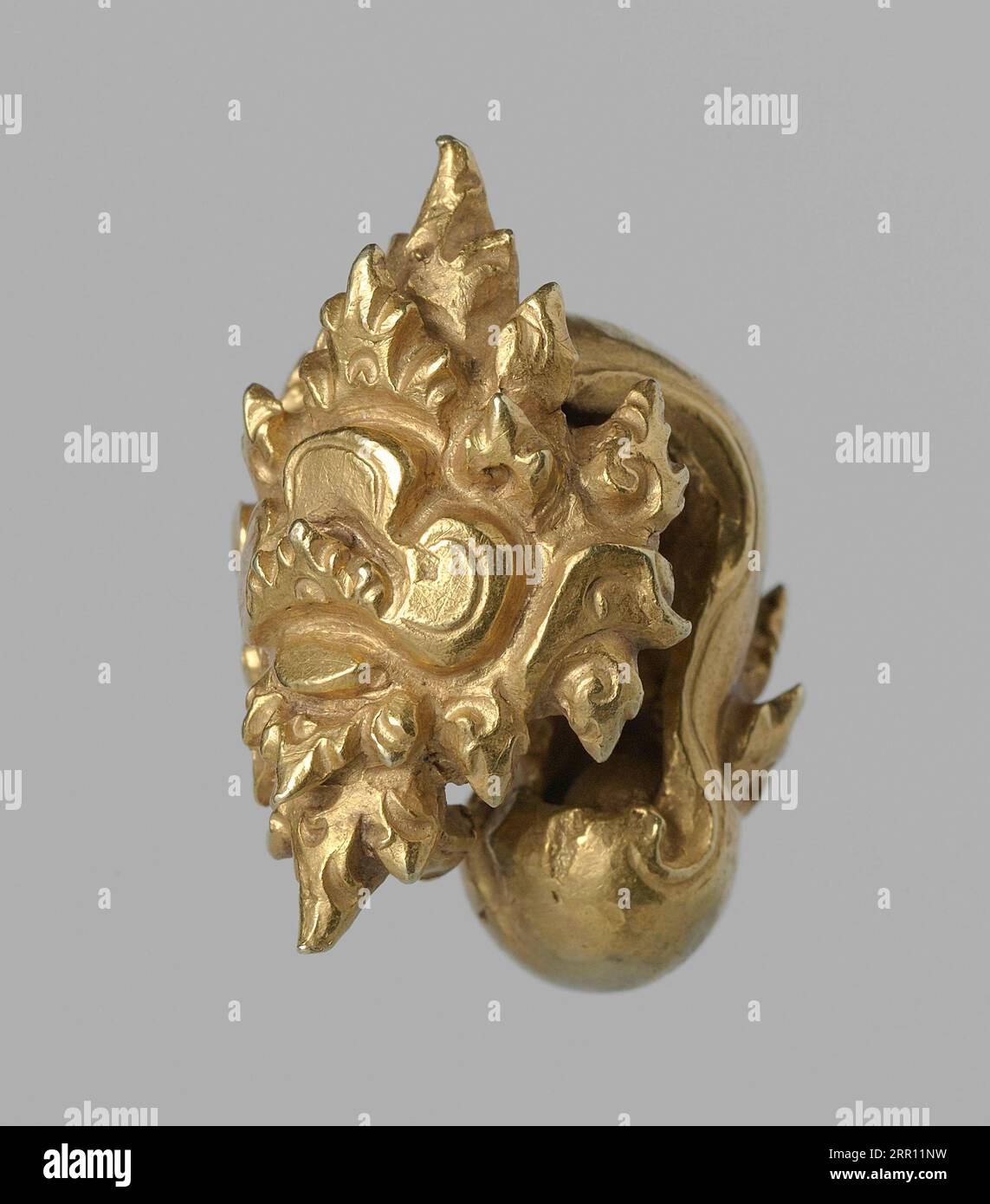 Four Angular ornament, East Javanese, ca. 1300 - ca. 1400  gold, Stock Photo
