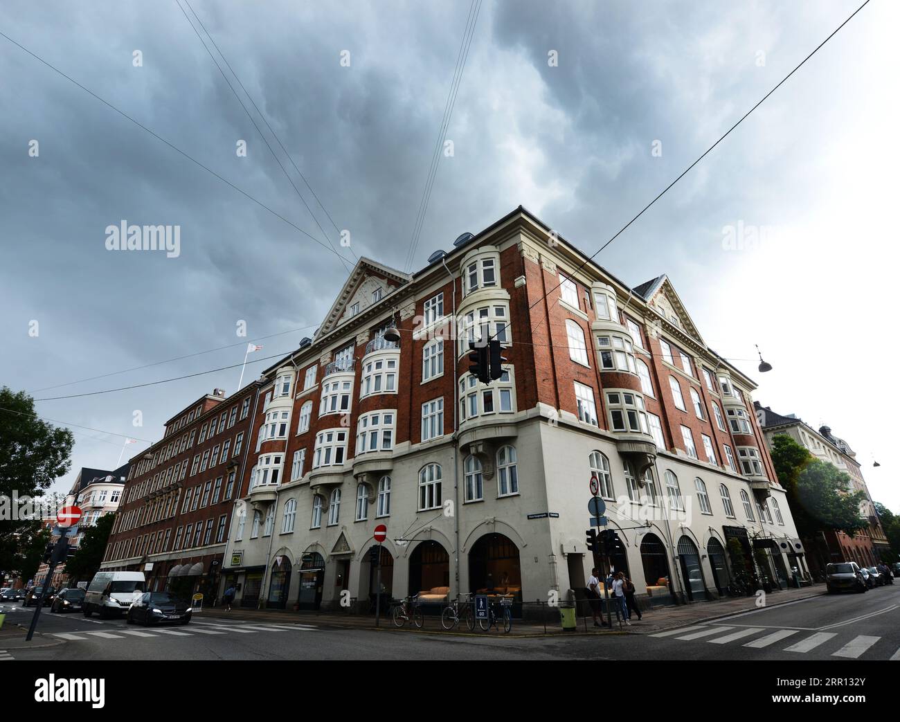 A beautiful building at the junction of Store Kongensgade and