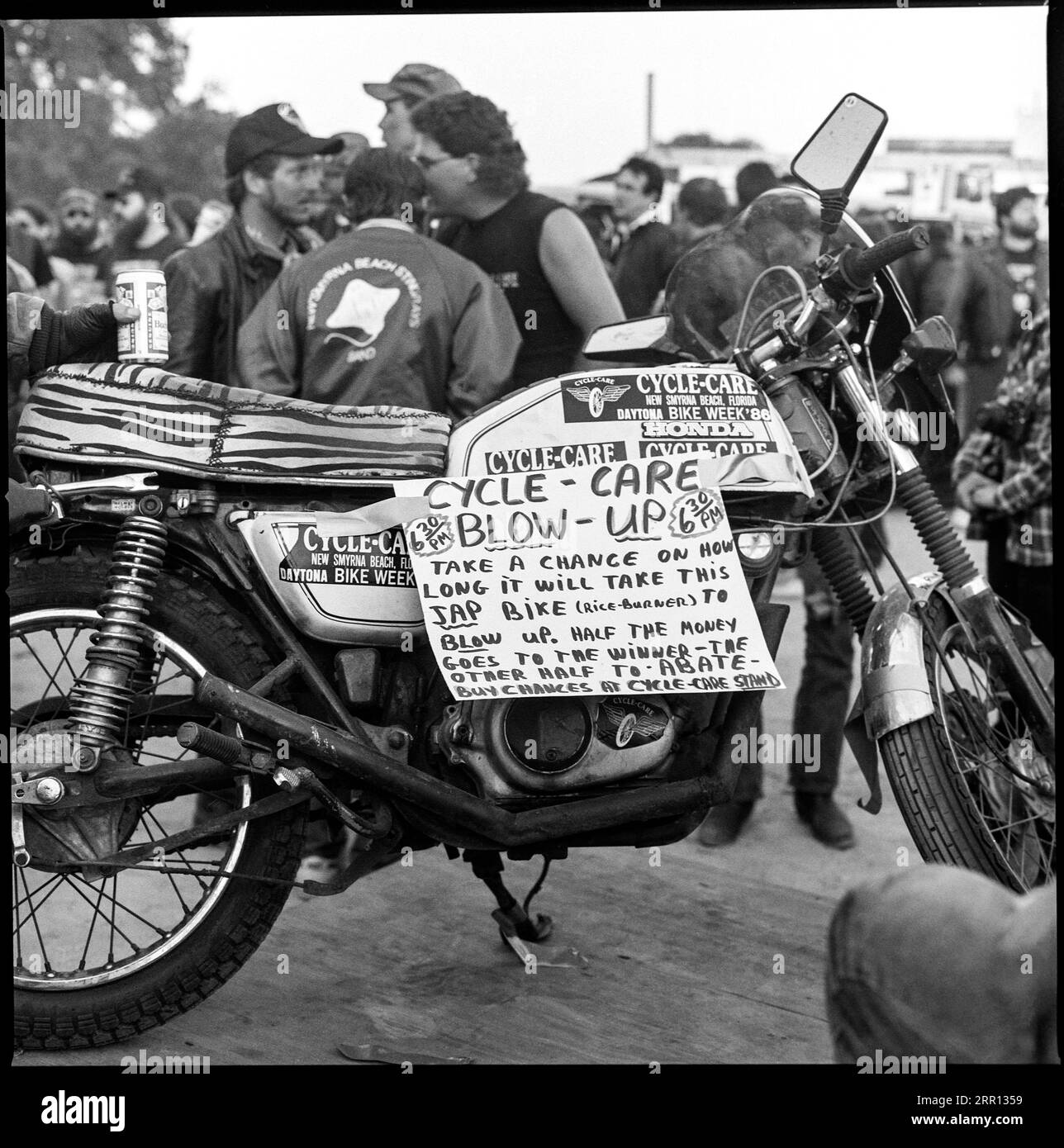 Japanese classic bike Black and White Stock Photos & Images Alamy