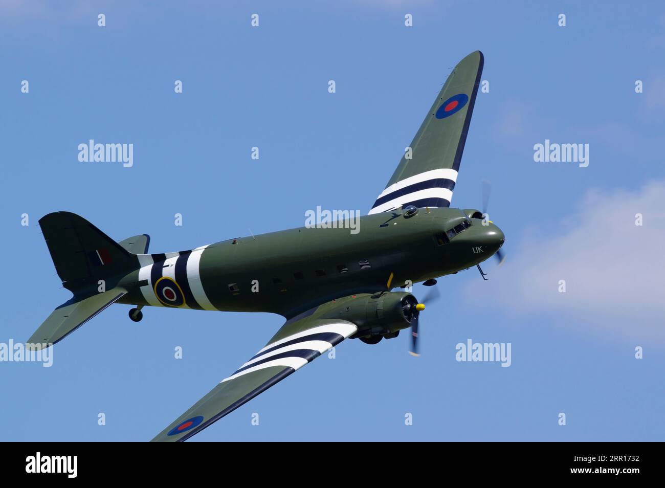 Douglas DC-3 Dakota, ZA947, Battle of Britain Memorial Flight, Stock Photo