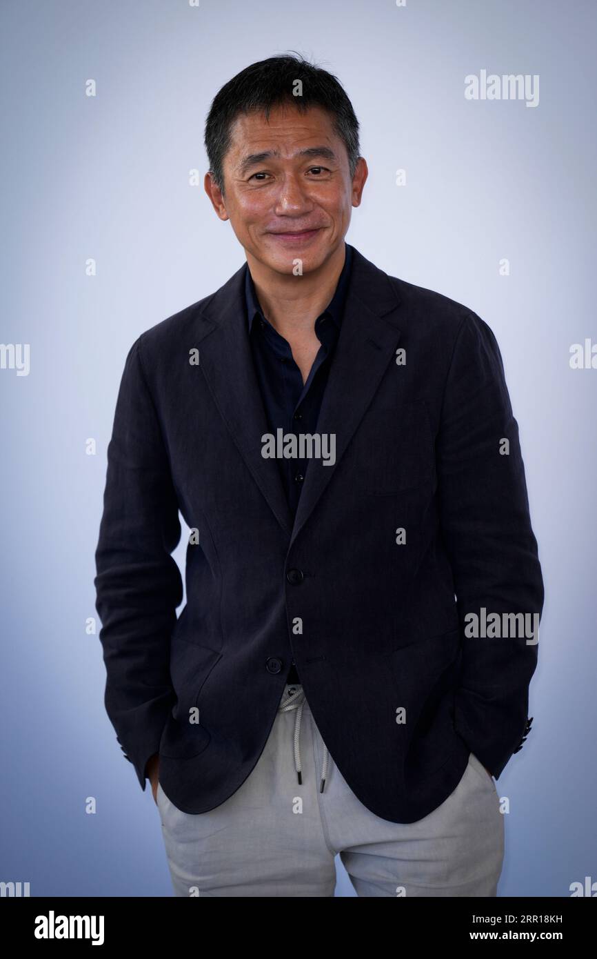 Venice, Italy. 02nd Sep, 2023. Tony Leung Chiu-Wai attends a photocall for the Golden Lion For Lifetime Achievement & ''The Lion's Share: A History Of The Mostra'' at the 80th Venice International Film Festival on September 02, 2023 in Venice, Italy. (Photo by Daniele Cifala/NurPhoto) Credit: NurPhoto SRL/Alamy Live News Stock Photo