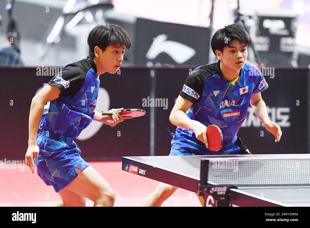 Pyeongchang, Republic of Korea. 6th Sep, 2023. Hiroto Shinozuka (JPN), Yuta Tanaka (JPN) Table