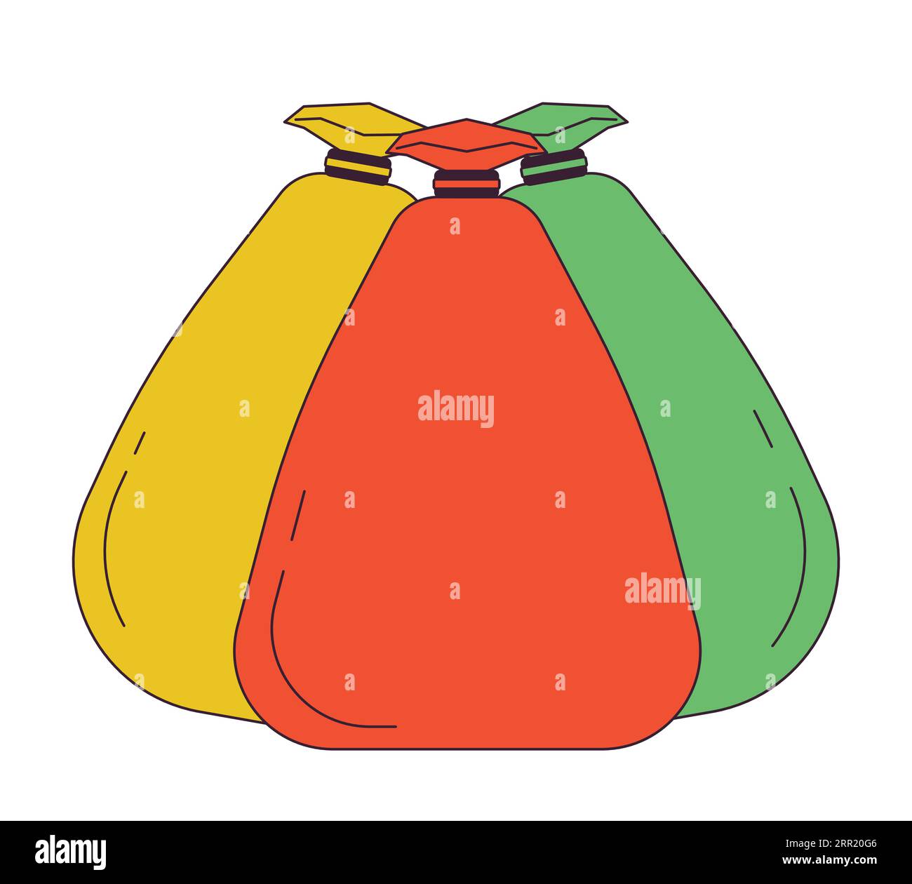 Ruberish Color Colorful cartoon animation garbage hi-res stock photography and images ...