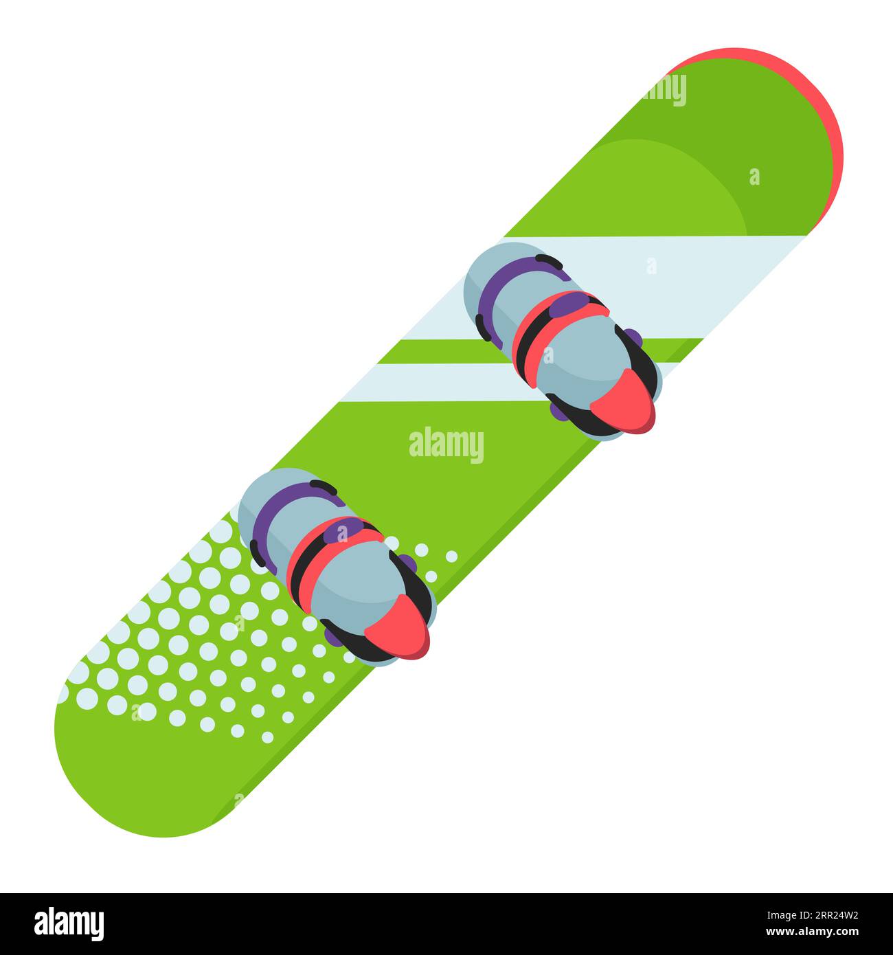 Snowboarding board. Winter sport equipment, ski gear, mountain hiking