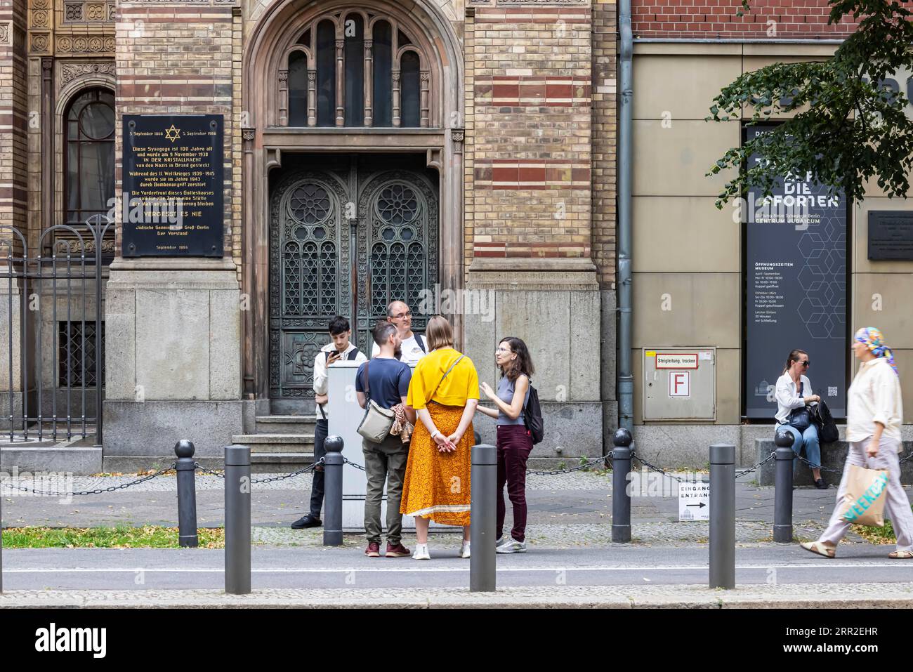 New synagogue on Oranienburger Strasse from 1866, architectural monument, Berlin, Germany Stock Photo