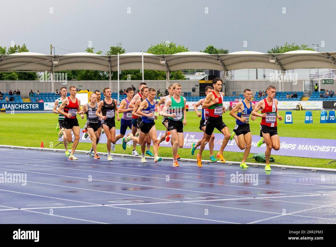 Uk Athletics Championships Manchester 2023 Men 5000m Final Stock Photo