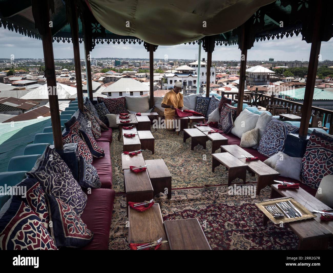 Tea House, Restaurant, Emerson Hurumzi, Roofs Zanzibar