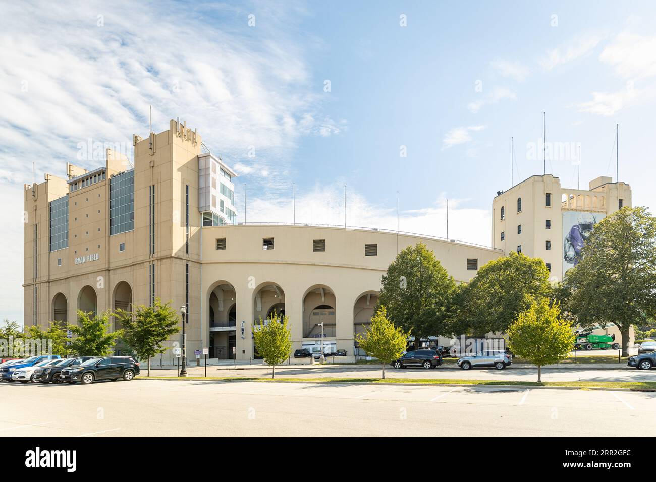 Ryan Field, built in 1926, is home to the Northwestern University