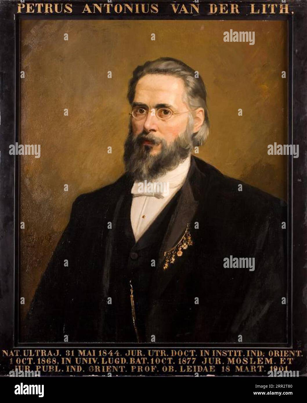 Portrait of Pieter Antonie van der Lith 1902 by Anna Gildemeester Stock Photo