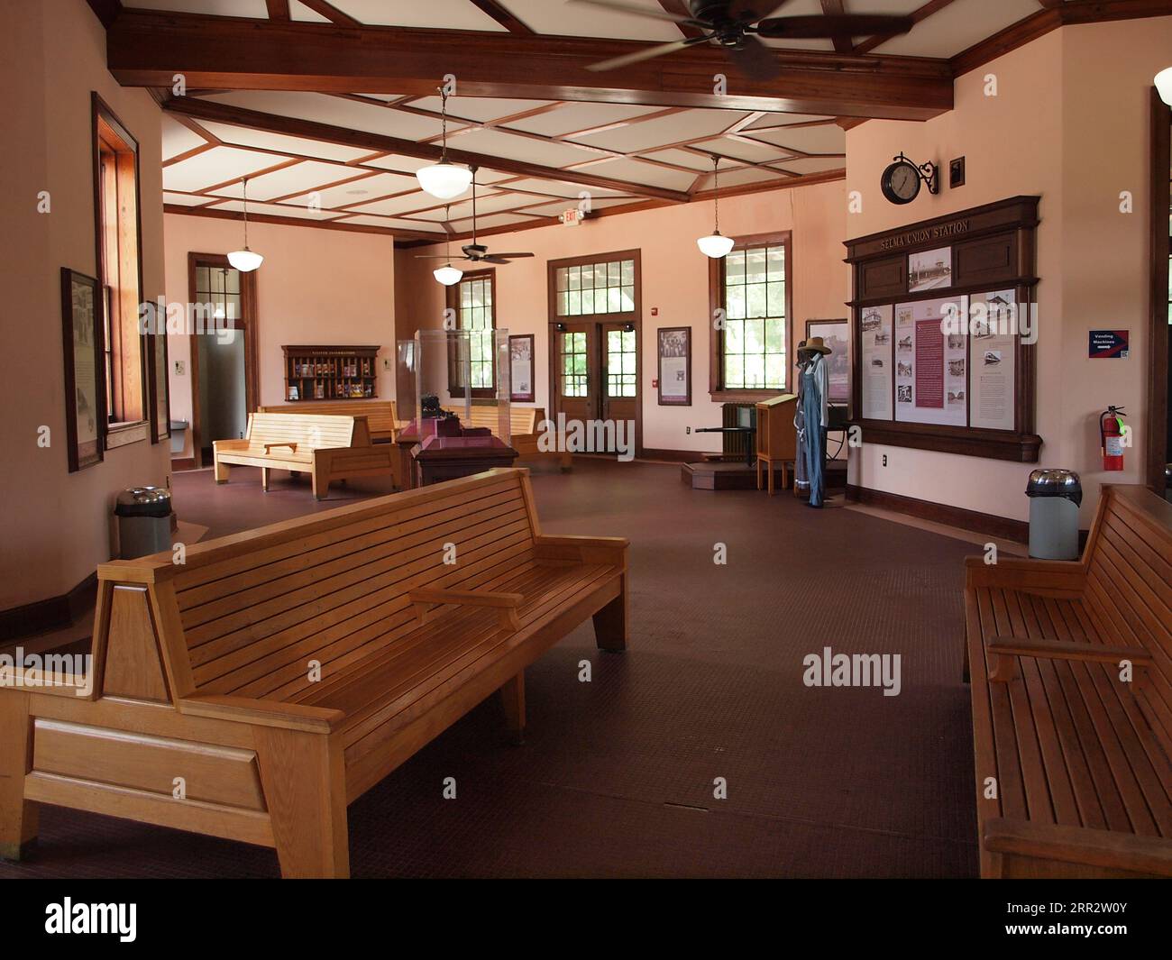 Interior of the Selma, Noth Carolina railroad station. Used by Amtak