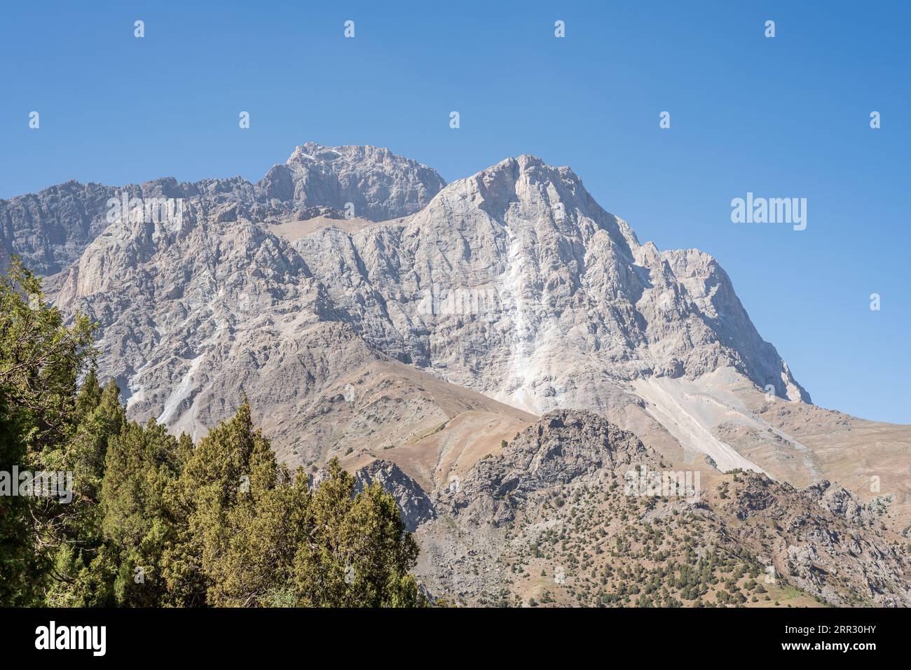 Beautiful Fann Mountains In Tajikistan Stock Photo Alamy