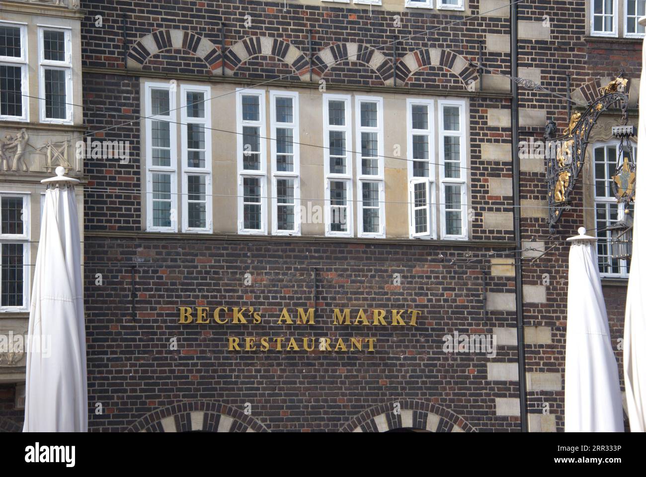 Beck's am Markt restaurant in historic building. Stock Photo