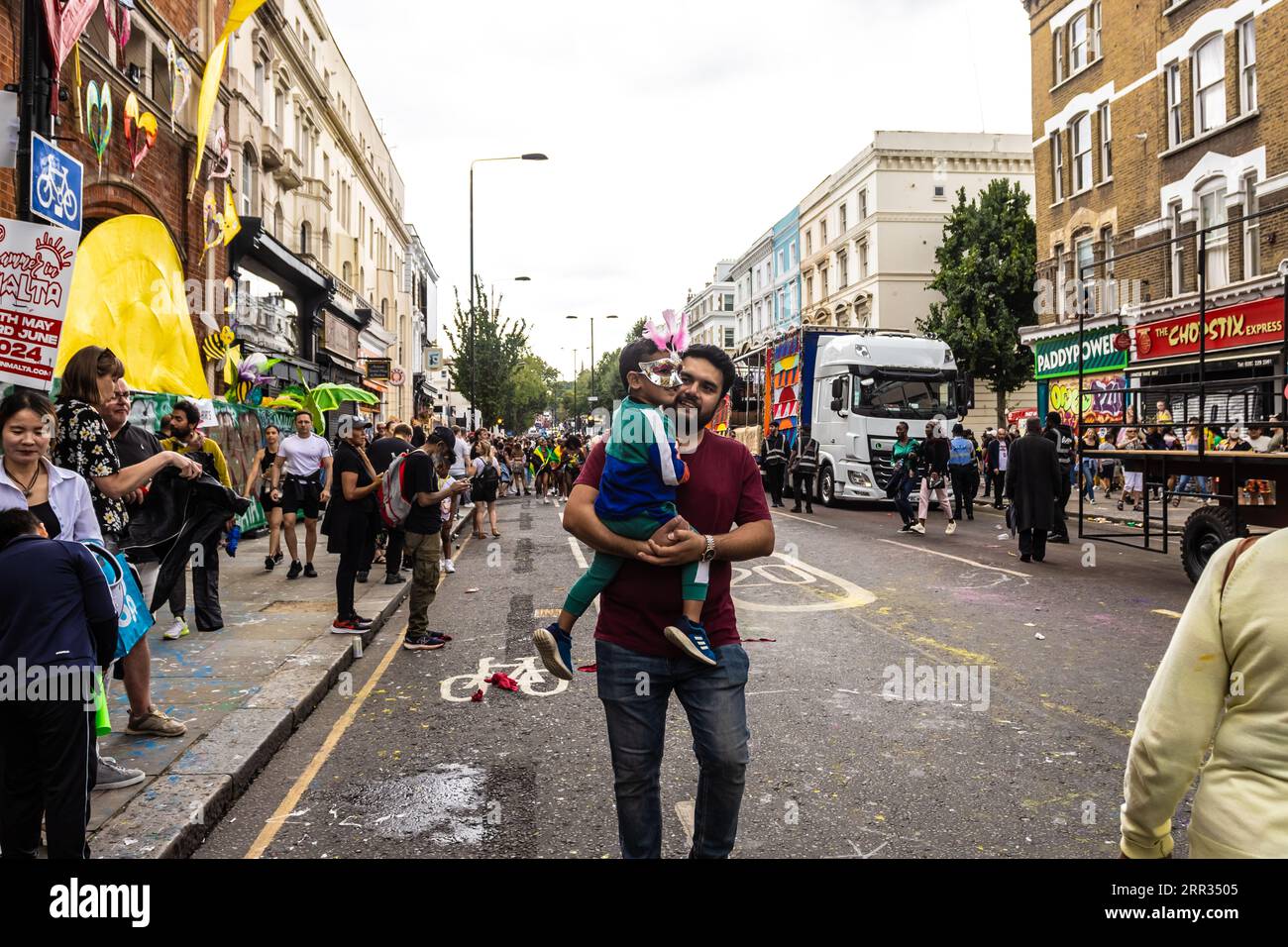 Notting hill carnival patrol hi-res stock photography and images - Alamy
