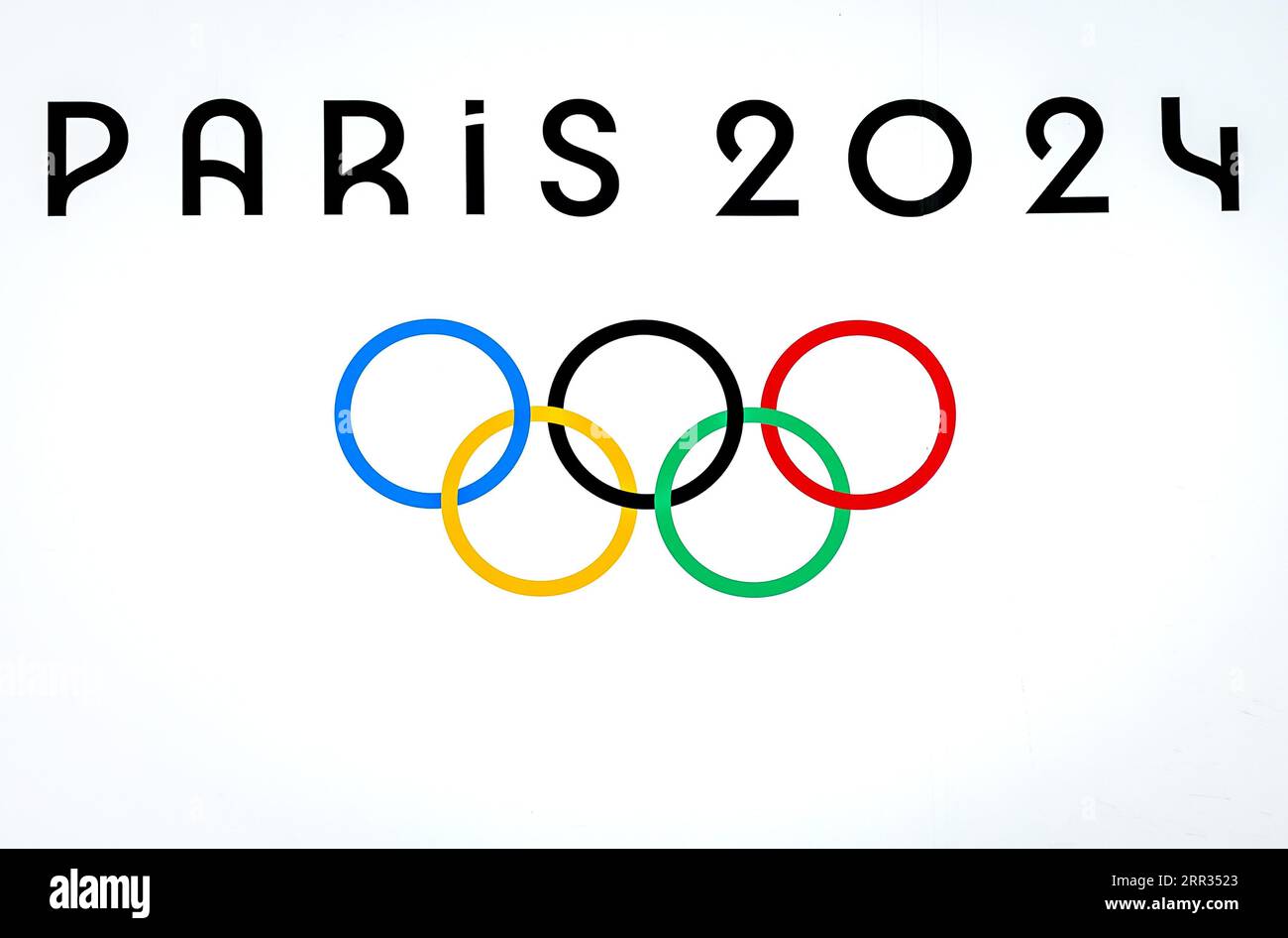 MONTIGNYLEBRETONNEUX Logo of the 2024 Olympic Games Paris at the