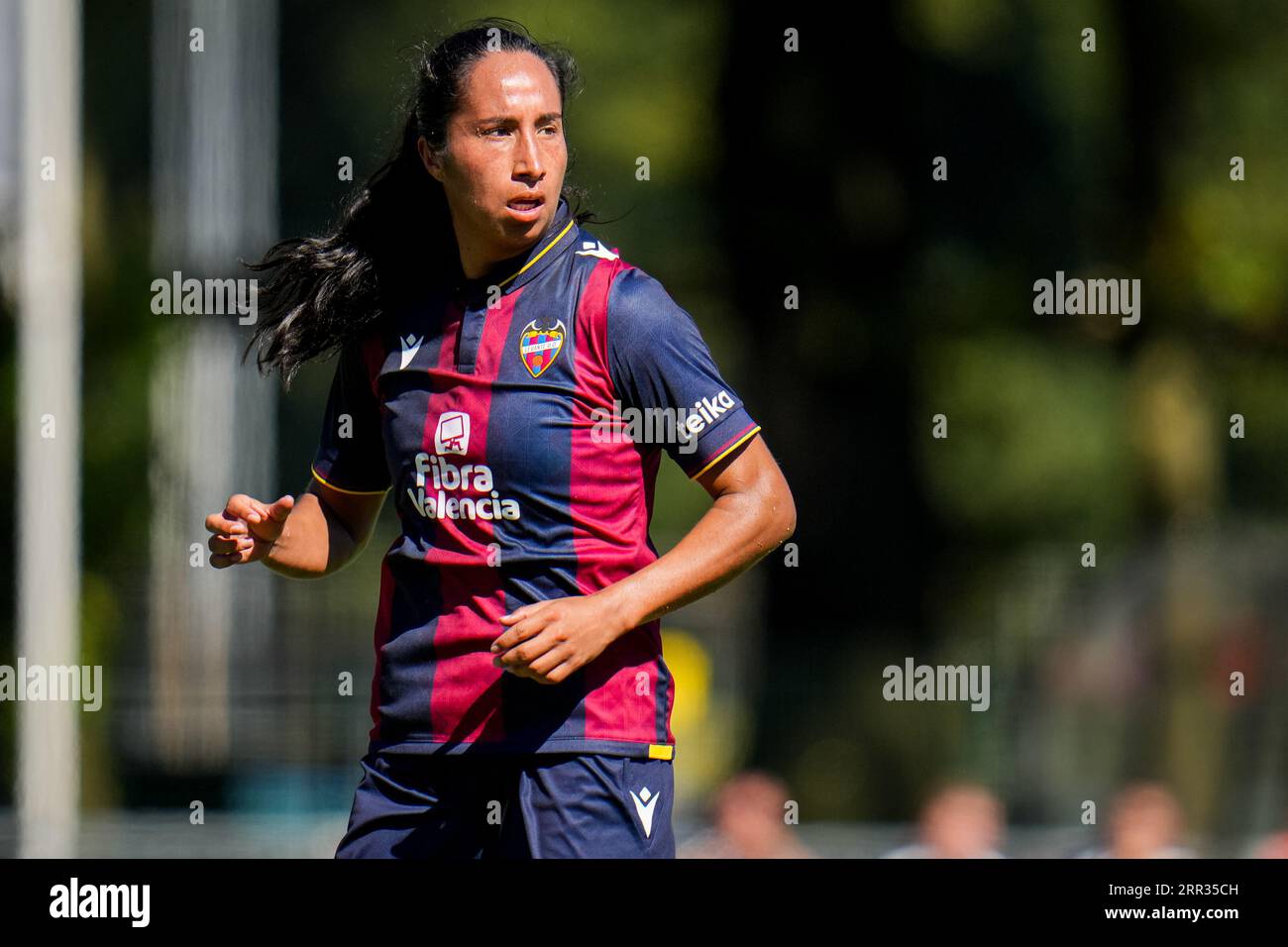 Enschede, Netherlands. 06th Sep, 2023. ENSCHEDE, NETHERLANDS - SEPTEMBER 6: Mayra Ramirez of Levante UD looks on during the UEFA Women's Champions League LP Group 1 Semi Final match between Levante UD and Stjarnan at the Sportpark Schreurserve on September 6, 2023 in Enschede, Netherlands (Photo by Rene Nijhuis/BSR Agency) Credit: BSR Agency/Alamy Live News Stock Photo