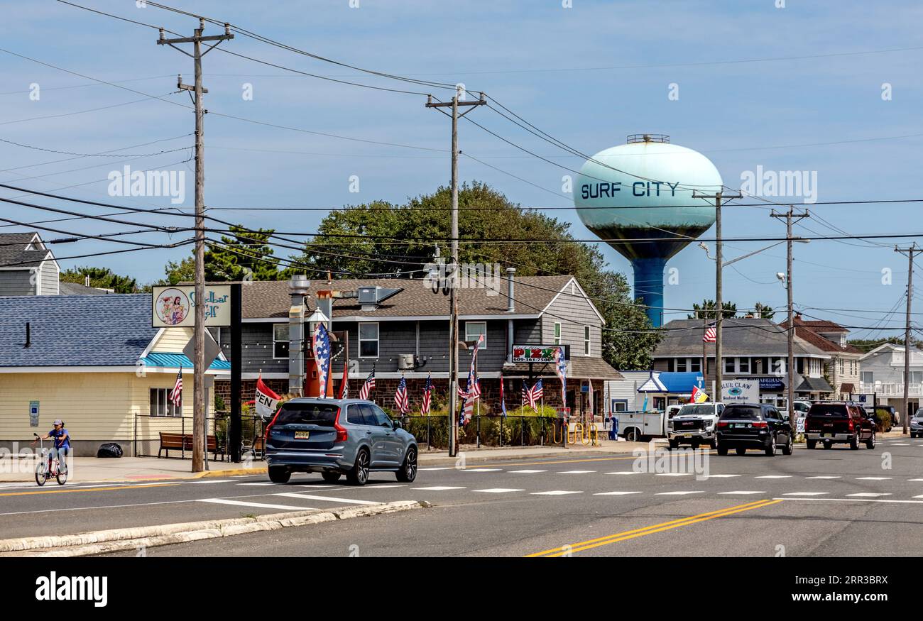 Local Architecture in Surf City Long Beach Island New Jersey USA Stock
