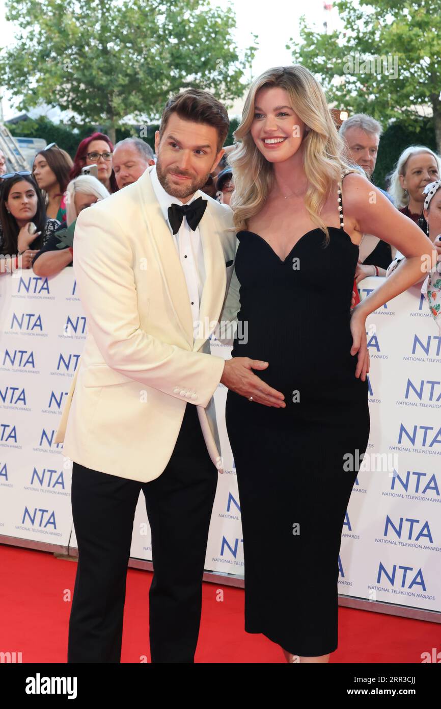 Joel Dommett and Hannah Cooper, National Television Awards, London s O2