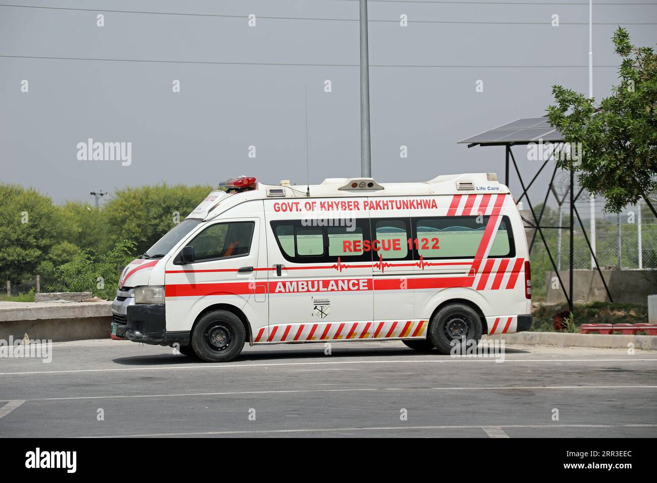 Ambulance in Pakistan Stock Photo