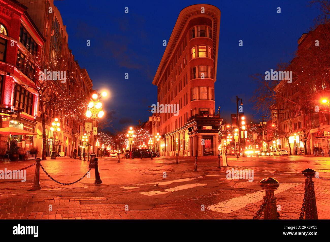 Here is a good look at Gastown, one of the neighbourhoods in Vancouver