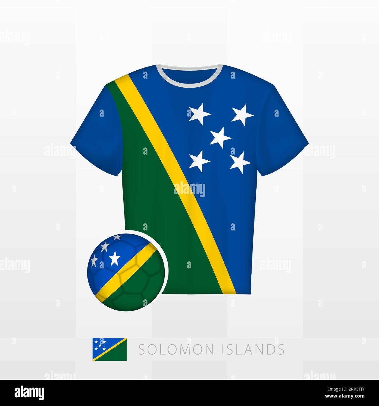 Solomon Islands Baseball Shirt Flag And Coat Of Arms main image 0