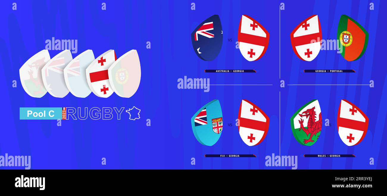 Georgia rugby team Stock Vector Images - Alamy