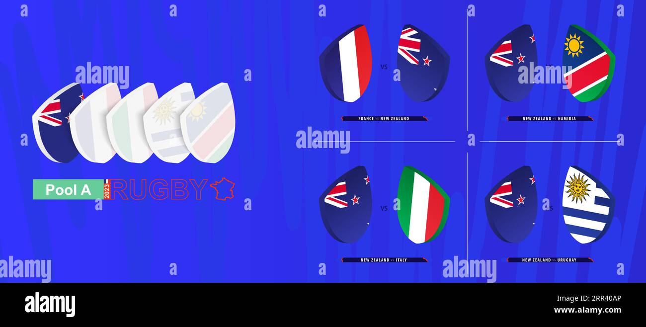 Rugby team of New Zealand all matches icon in pool A of international ...
