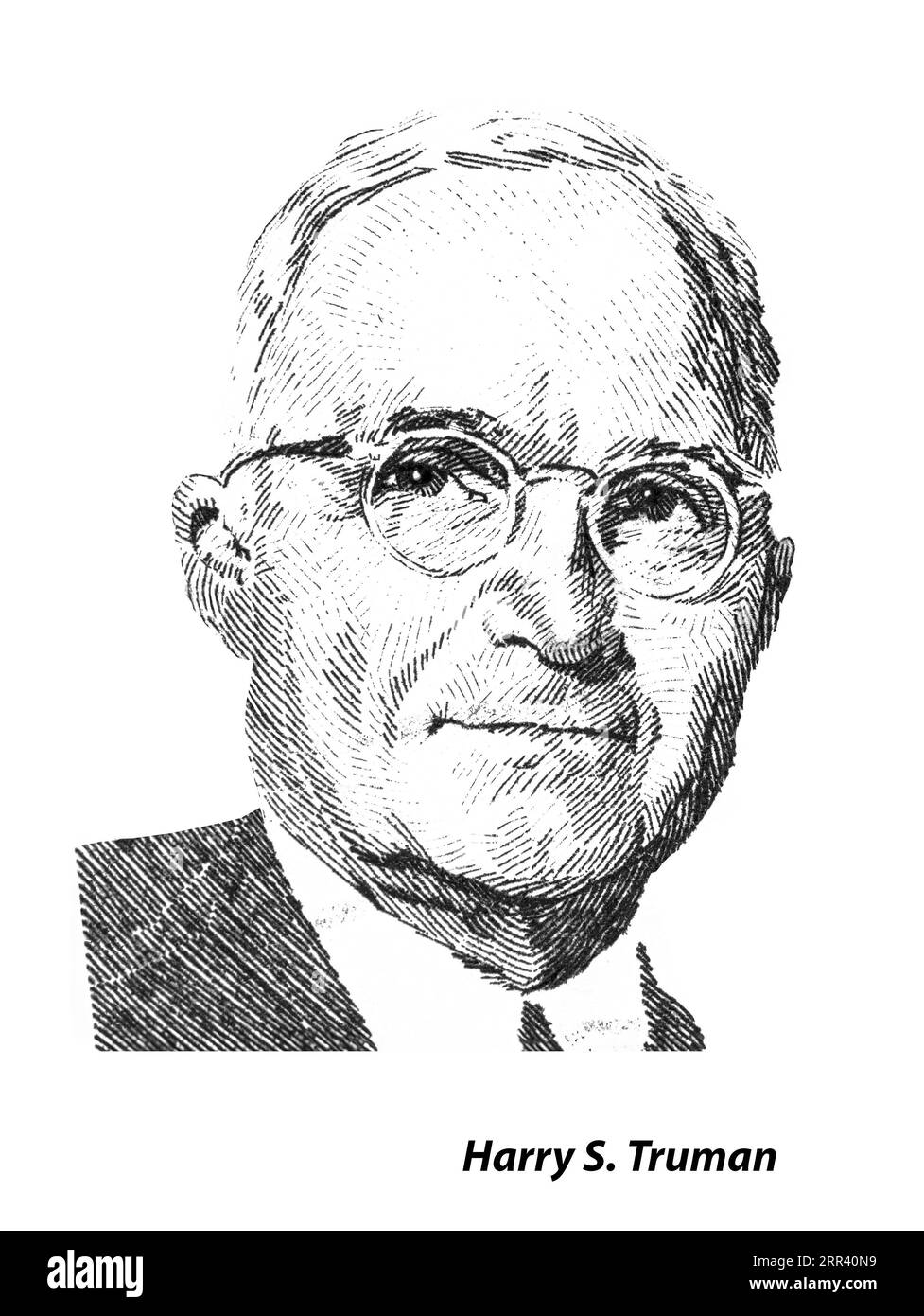 USA - CIRCA 1984: A stamp printed in USA shows Harry S. Truman circa